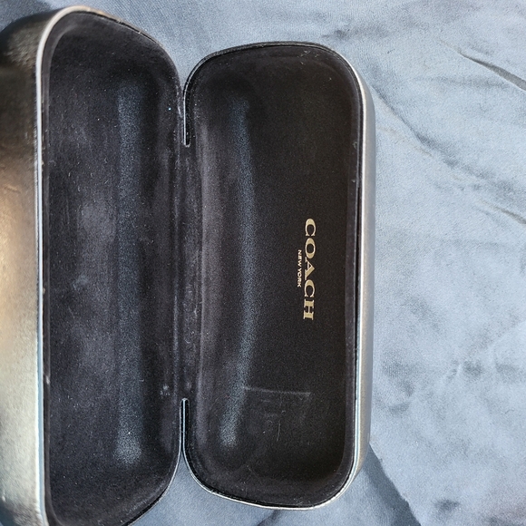 Coach black hard sunglasses case. - Picture 3 of 3